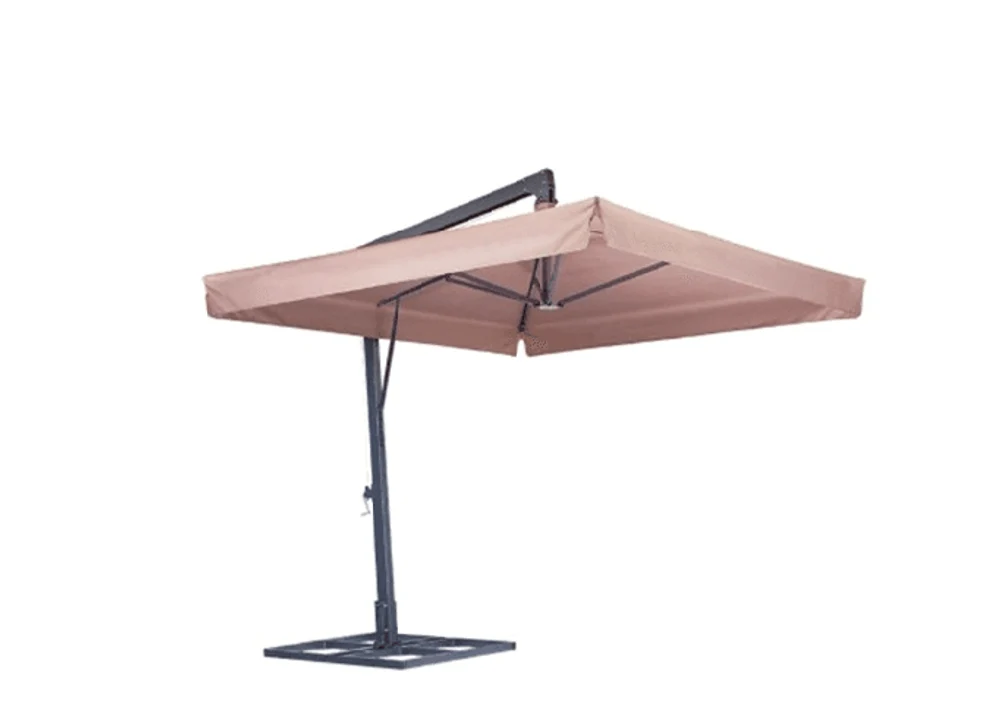 Стационарный зонт наклонный с боковой опорой